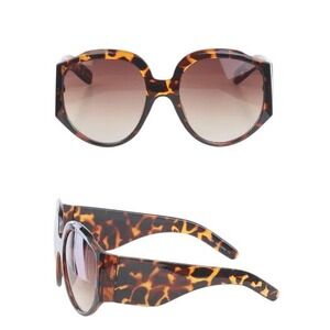 Oversized Sunglasses Women Fashion Tortoise Shell Trendy Designer Shades Trendy‎